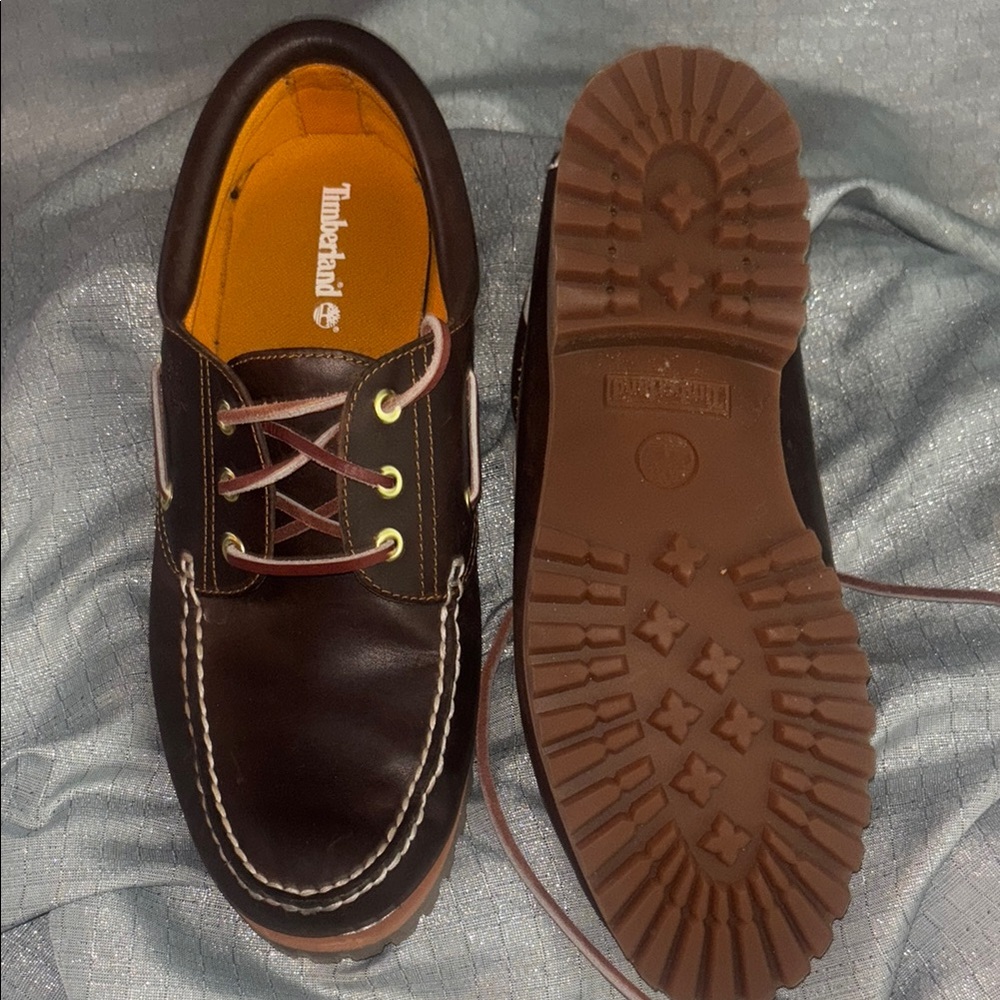 Timberland Men's Dark Brown Boat Shoes